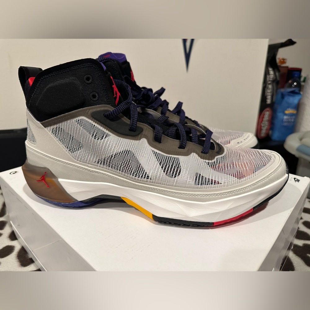 Jordan 37 Light Bone Dark Concord New